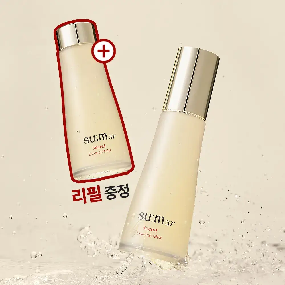 [NEW] 숨37 시크릿 에센스 미스트 60ml 리필 기획 (+60ml)